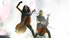 Kapela Apocalyptica na festivalu Masters of Rock. (ervenec 2025)