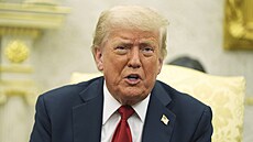Americký prezident Donald Trump se v Bílém dom setkal s generálním tajemníkem...