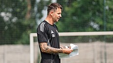 Trenér fotbalové Dukly David Holoubek.