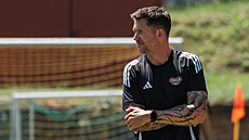 Trenér fotbalové Dukly David Holoubek.
