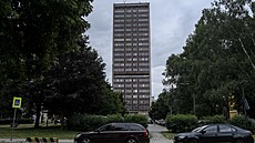 Dvaadvacetiposcho�ový objekt na Ostr�ilov� ulici ze 60. let minulého století...