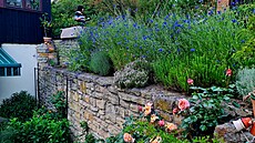 Kamenné terasy plné kvt 