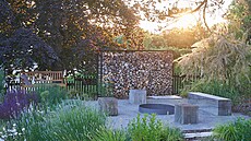 Ohni�t� pod vzrostlou borovicí