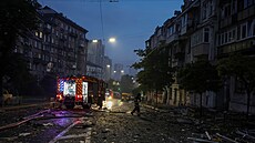 Po ruském útoku na Kyjev zemeli v noci dva lidé. (10. ervence 2025)