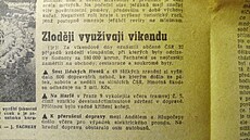 erná kronika, Stíny nebo Z deníku VB. Nejtenjí rubrika v denním tisku.