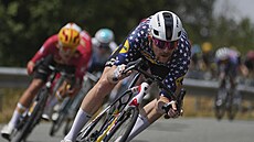 Ameian Quin Simmons z Lidl-Trek bhem desáté etapy Tour de France