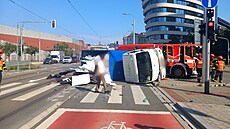 Nehoda na ulici Dornych v Brn� (15. �ervence 2025)