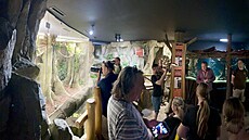 Interiér pavilonu Malá Amazonie v ostravské zoo