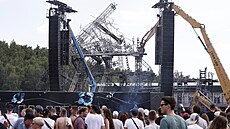 Festival Tomorrowland v Belgii zaal v pátek 18. ervence 2025, pestoe hlavní...