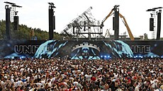 Festival Tomorrowland v Belgii zaal v ptek 18. ervence 2025, pestoe hlavn...