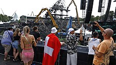 Festival Tomorrowland v Belgii zaal v pátek 18. ervence 2025, pestoe hlavní...