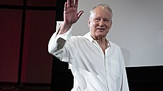 Stellan Skarsg&#229;rd pohovoil o svém ivot a kariée v Kongresovém sále...