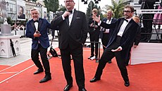 Marek Taclík a Jakub �á�ek na �erveném koberci zakon�ení festivalu (12....
