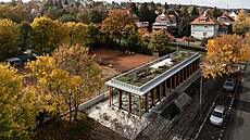 Stavbu navrhl ateliér Pavel Hnilika Architects+Planners.