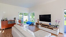 S ohledem na topení uloené pod podlahou zvolili majitelé jako krytinu vinyl s...