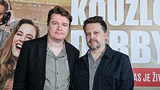 Scenárista a reisér Petr Koleko a reisér Vladimír Skórka v Karlových Varech...
