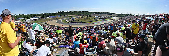Atmosféra na Masarykov okruhu pi Grand Prix v Brn. (ervenec 2025)