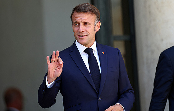 Emmanuel Macron (18. ervence 2025)