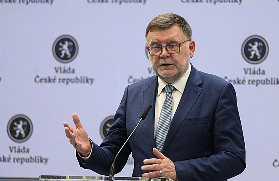 Ministr financí Zbynk Stanjura po jednání vlády (23. ervence 2025)