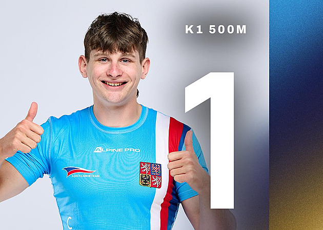 První juniorský šampion na kajaku. Kapoun ovládl pětistovku na MS v Portugalsku