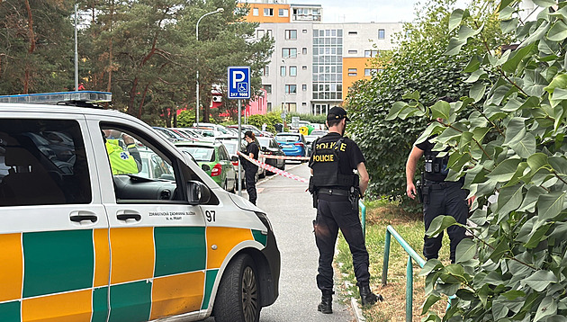 Kriminalisté vyšetřují násilné úmrtí na sídlišti v Krči, zřejmě jde o vraždu