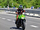 Po skonen MotoGP je nejen na dlnici D1 velmi hust provoz. (20. ervence...