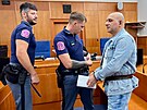 Jan Jno v jednac sni Okresnho soudu v Chomutov. (29. ervence 2025)