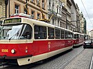 Jedna z dotench tramvajovch linek sla 22. (28. ervence 2025)