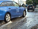 Havrie vody pokodila komunikaci u adu mstsk sti Praha 8. (29. ervence...