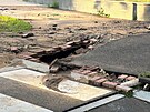 Havrie vody pokodila komunikaci u adu mstsk sti Praha 8. (29. ervence...