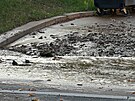 Havrie vody pokodila komunikaci u adu mstsk sti Praha 8. (29. ervence...