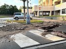 Havrie vody pokodila komunikaci u adu mstsk sti Praha 8. (29. ervence...