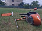 Po pdu vrtulnku u Brandsa nad Labem jsou v pi 2 osoby (28. ervence 2025)