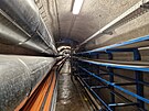 Takto vypad kolektor, tedy podzemn tola, v historickm centru Brna, kde jsou...
