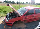 Pi nehod na silnici I/35 u Mohelnice z auta odltlo utren kolo do...
