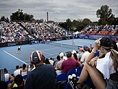 Momentka ze tvrtfinále Prague Open