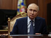 Ruský prezident Vladimir Putin se úastní schzky s generálním editelem...