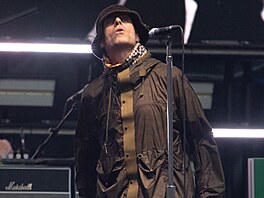 Liam Gallagher z Oasis na Wembley Stadium v Londn