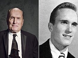 Herec Robert Duvall v souasnosti a v mládí, kdy hrál ve filmech jako Jako...