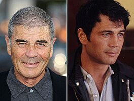 Herec Robert Forster v souasnosti a v mládí, kdy hrál ve filmech jako Justine...