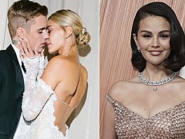 Justin Bieber, Hailey Bieberová a Selena Gomezoví