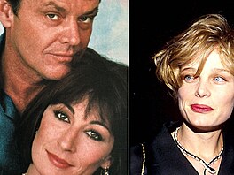 Jack Nicholson, Anjelica Hustonová a Rebecca Broussardová