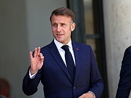 Emmanuel Macron (18. ervence 2025)