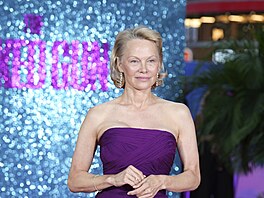 Pamela Andersonová v Londýn� na premié�e filmu Bláznivá st�ela (22. �ervence...