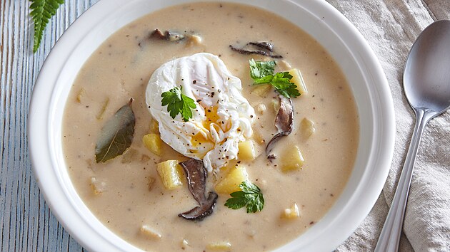 Kr�mov� houbov� pol�vka