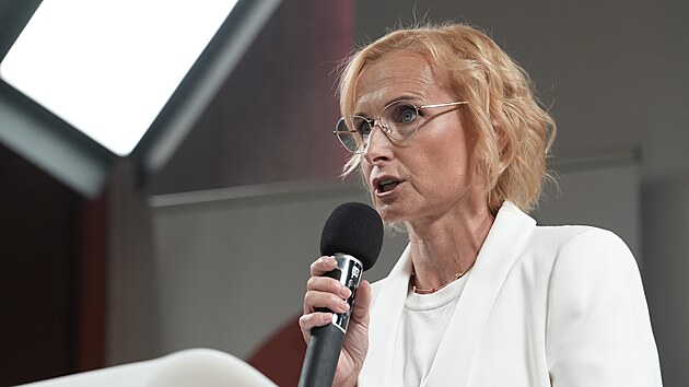 Tiskov konference hnut Stailo!, u za asti zstupc SOCDEM Jany Maliov a Lubomra Zaorlka. (21. ervence 2025)