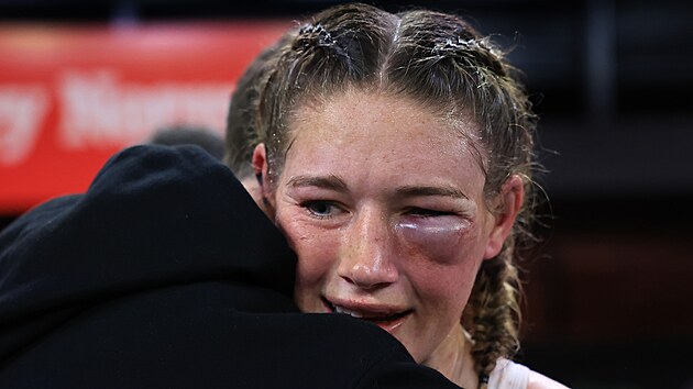 Tayla Harrisov se me pochlubit i nrodnmi tituly z boxu ve welterov a polotk vze.