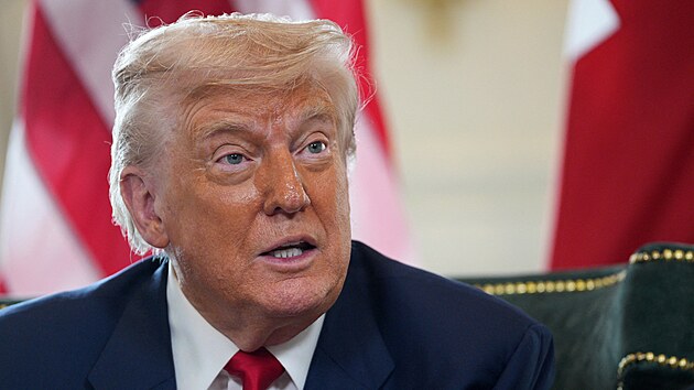 Americk prezident Donald Trump v golfovm klubu ve skotskm Turnberry (28. ervence 2025)