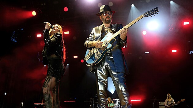 Dave Stewart a Vanessa Amorosi (Eurythmics) na festivalu Bentsk! s Impulsem (25. ervence 2025)