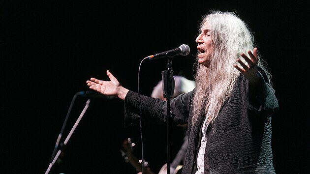 Koncert zp�va�ky Patti Smith ve Foru Karlín (19. �ervence 2025, Praha).